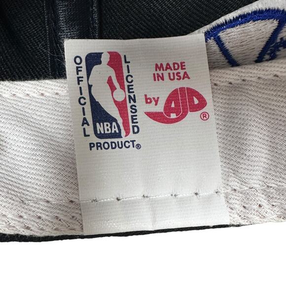 Vintage AJD Philadelphia 76ers Snapback Hat Baseball Cap Men's Red Black USA 90s - Picture 8 of 11